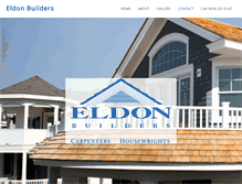 Tablet Screenshot of eldonbuilders.com